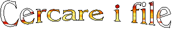 Cercare i file