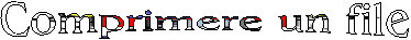 Comprimere ed estarre file